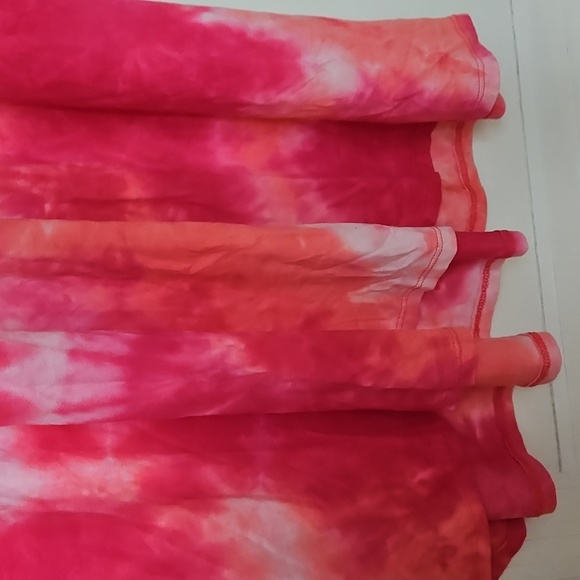 Olive & Oak Pink and Orange Tie-Dye Sleeveless Maxi Dress, Sz XL, NWT! - Picture 4 of 9